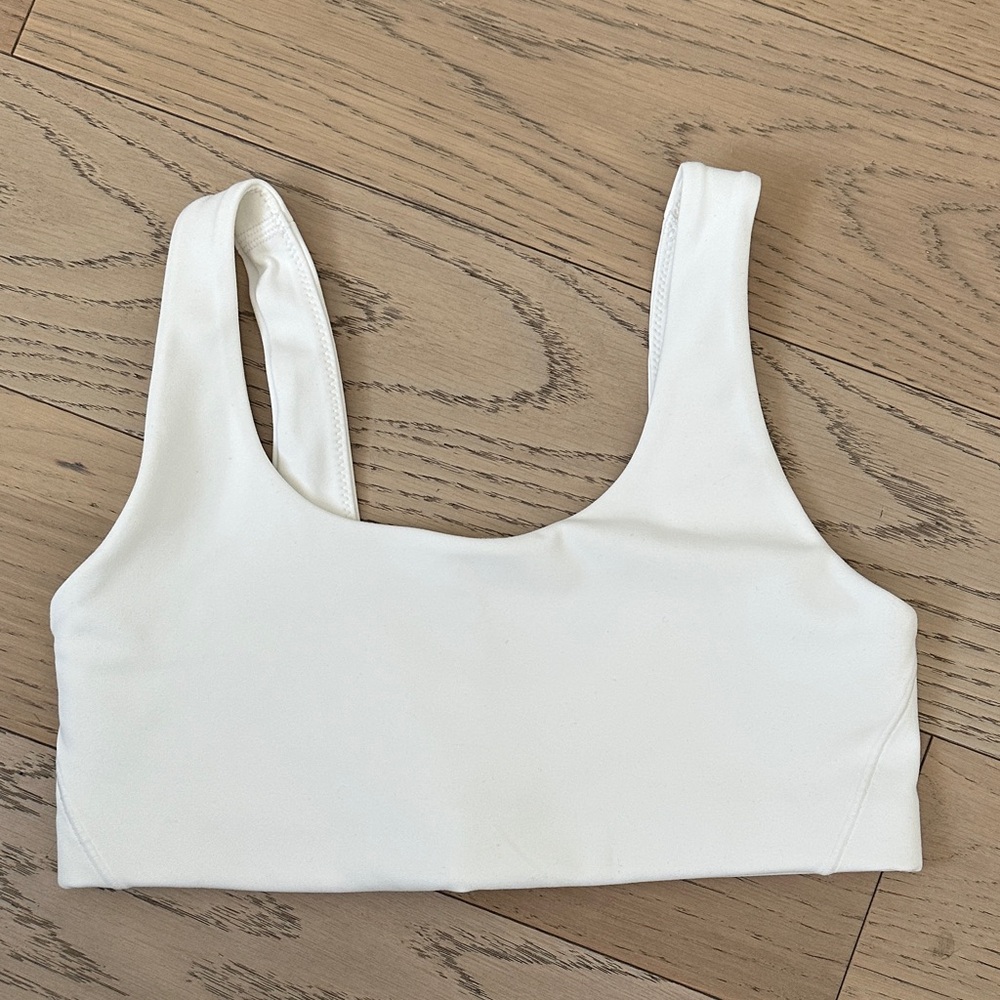 Nike White Sports Bra